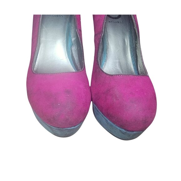 G by Guess "Ggverna3" Platform Pumps - Women's 10M - Multi-Color Faux Suede - Picture 4 of 9